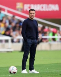 半岛体育-哈维：之后会与拉波尔塔会谈 不希望球迷指责他